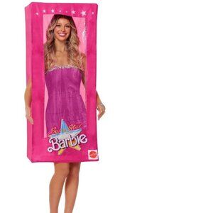 Barbie In A Box Halloween Costume Pink One Size Step In Womens Adult